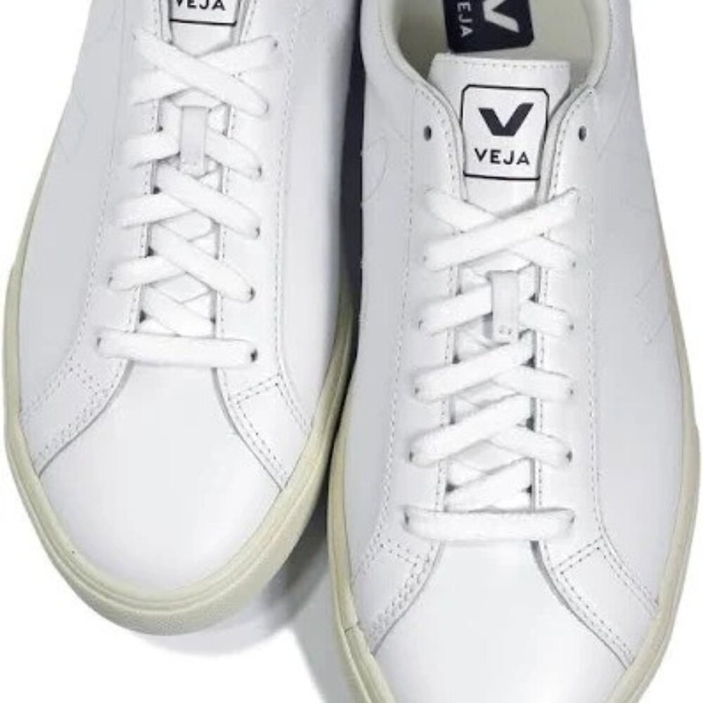 VEJA Esplar Leather Extra White Euro Size 42 US Size 10-11 WORN ONCE